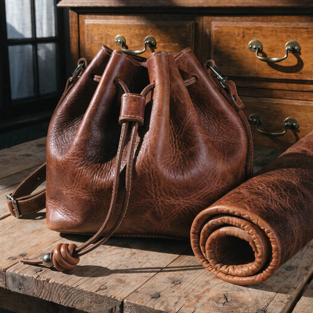 Full-Grain Leather Texture