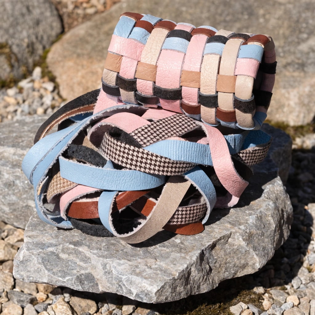 Recycled Leather Texture